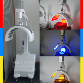 Macchina di fototerapia del salone di bellezza LED con luce rossa e blu per ringiovanimento della pelle