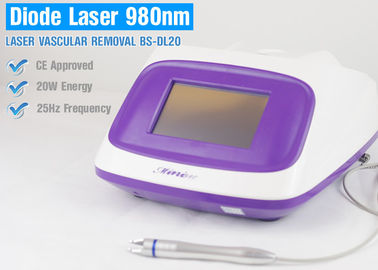 Macchina portatile di rimozione del laser del touch screen 980nm per le vene varicose/trattamento dell'acne
