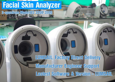 Attrezzatura leggera di PL/UV pelle di analisi per cura di pelle con 3: Un sistema di 4 previsioni