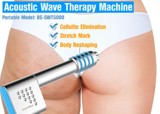 Macchina di terapia di Wave acustico di trattamento delle celluliti, attrezzatura di terapia di scossa