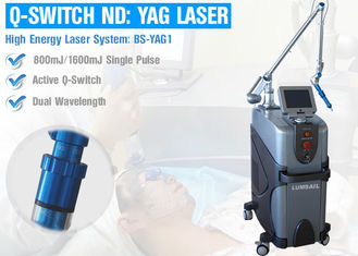 Macchina multifunzionale del laser del ND commutata Q YAG della macchina del laser di Pico per rimozione della lentiggine del tatuaggio