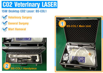 Attrezzatura chirurgica del laser di CO2 portatile di 15 watt per l'ospedale/clinica con protezione di sicurezza