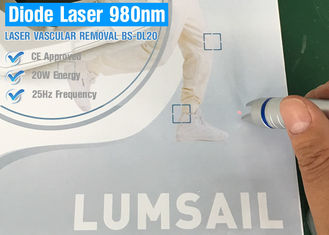 La macchina portatile del laser a diodi di alta frequenza 980nm per pelle etichetta la rimozione