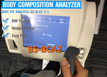 Analizzatore di composizione corporea multi- in frequenza per peso BMI/test per materie grasse