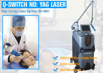 Macchina multifunzionale del laser del ND commutata Q YAG della macchina del laser di Pico per rimozione della lentiggine del tatuaggio