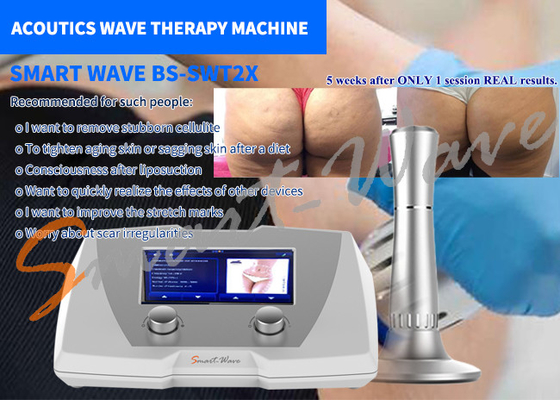Alta efficienza della macchina di trattamento delle celluliti del dispositivo di terapia di Shockwave del salone di bellezza