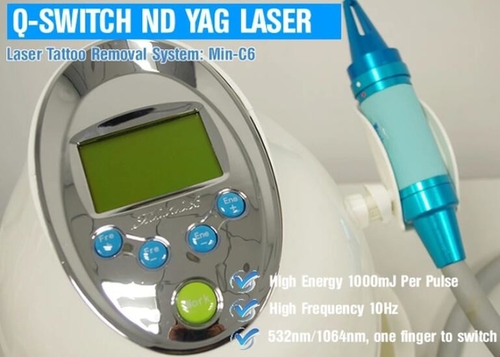 Il mini laser 532nm/1064nm del ND YAG del commutatore di C6 Q ripete la frequenza 1 a 10Hz