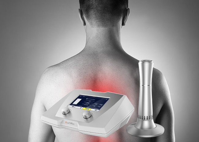 Terapia radiale portatile dell'onda di urto di fisioterapia della macchina di massaggio di Shockwave per spasticità del muscolo